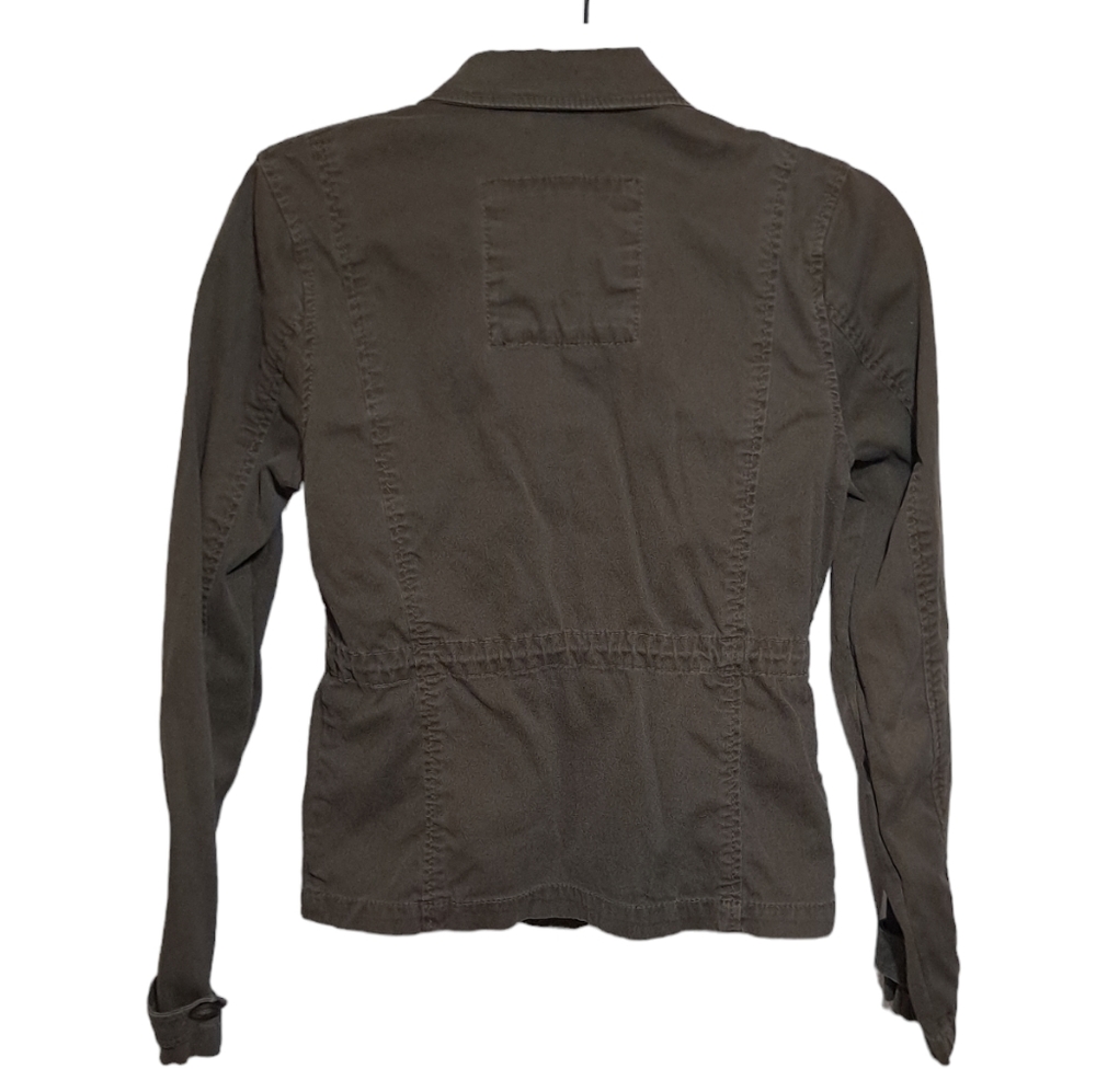 Hollister Military Green Peacoat Jacket Size Medium - Picture 2 of 13